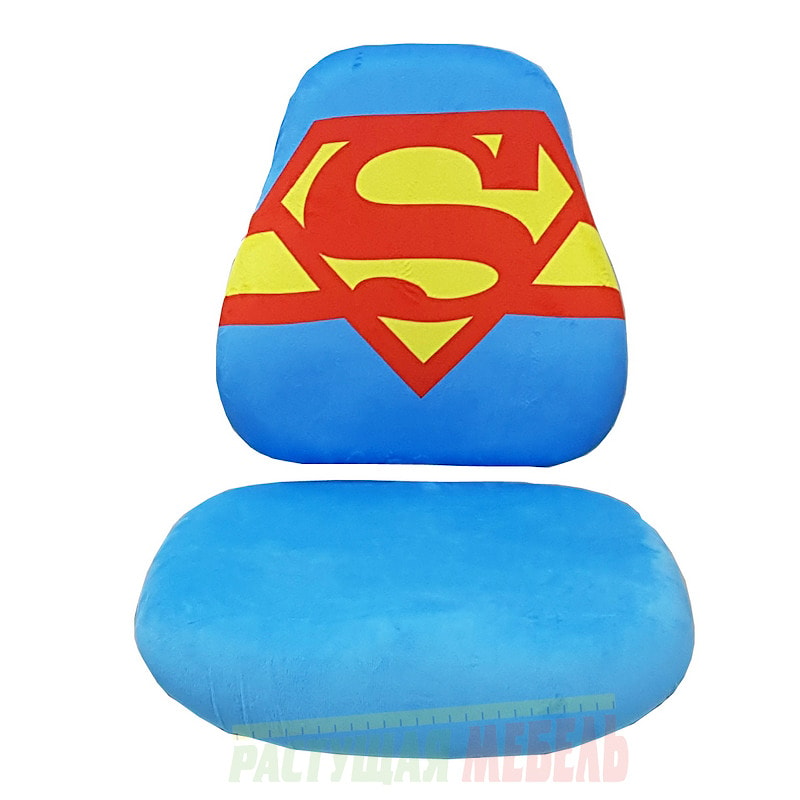Комплект чехлов для стула Match принты/Супермен